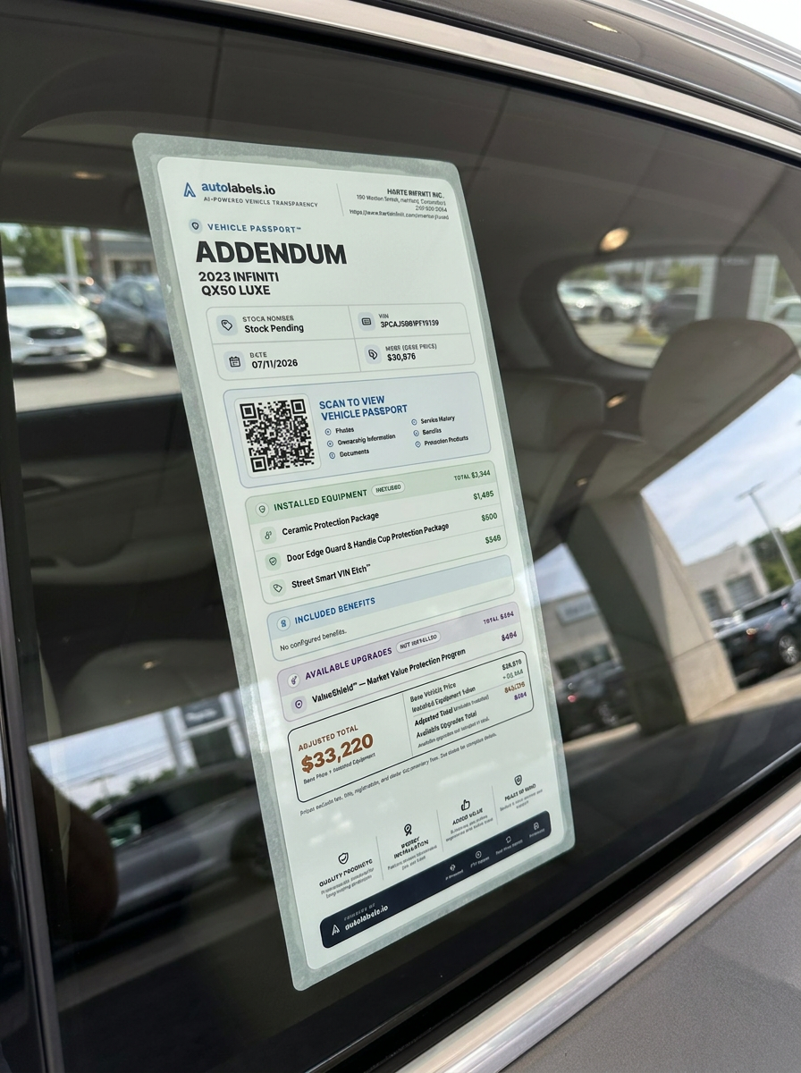 AutoLabels — Platform 03 · Sell it right
